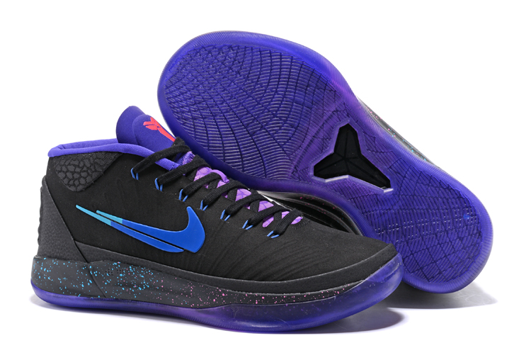 Nike Kobe AD Mid Black Blue Purple Shoes